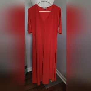 Elegant Red Women's Dress